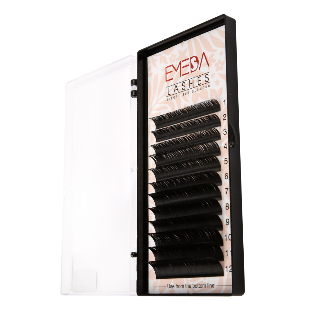 2020 Best Selling 0.07 0.1 Volume Eyelashes Extension with Private Label and Box YY28